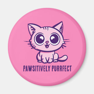 Pawsitively Purrfect, Beautiful Manga Kitten Magnet