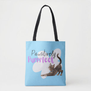 Pawsitively Purrrfect Tote Bag