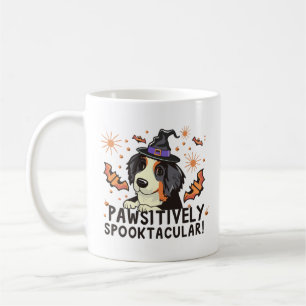 Pawsitively Spooktacular! - Halloween Bernese Dog Coffee Mug
