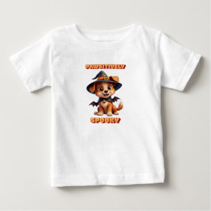 Pawsitively Spooky Cute Halloween Baby T-Shirt