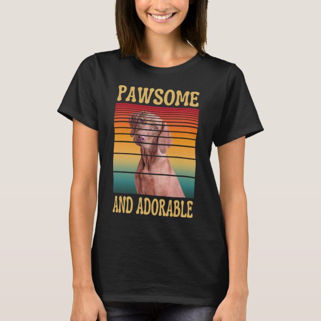 PAWSOME AND ADORABLE T-Shirt (Front)