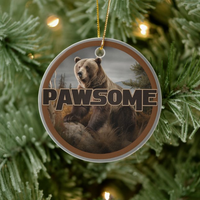 Pawsome Ceramic Ornament (Tree)