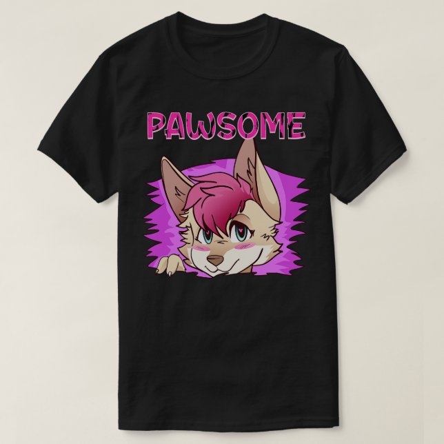 Pawsome I Fandom Cospaly 17 T-Shirt (Design Front)