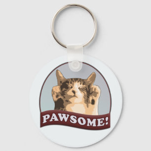 Pawsome! Key Ring