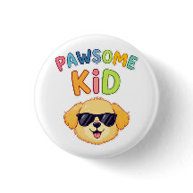 Pawsome Kid Cute Dog Design Gift