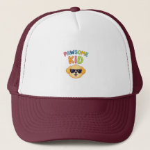 Pawsome Kid Cute Dog T-Shirt for Boys Girls
