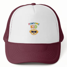 Pawsome Kid Cute Dog T-Shirt for Boys Girls