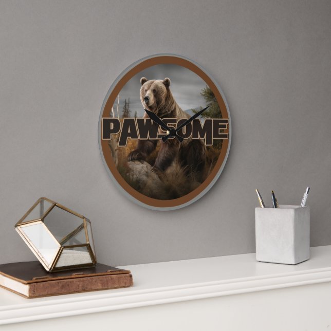 Pawsome Large Clock (Office)