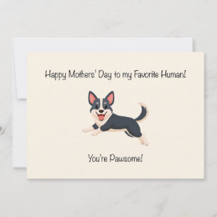Pawsome Mother's Day Holiday Card
