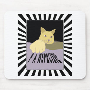 Pawspective Cat Art in Perspective Mouse Pad