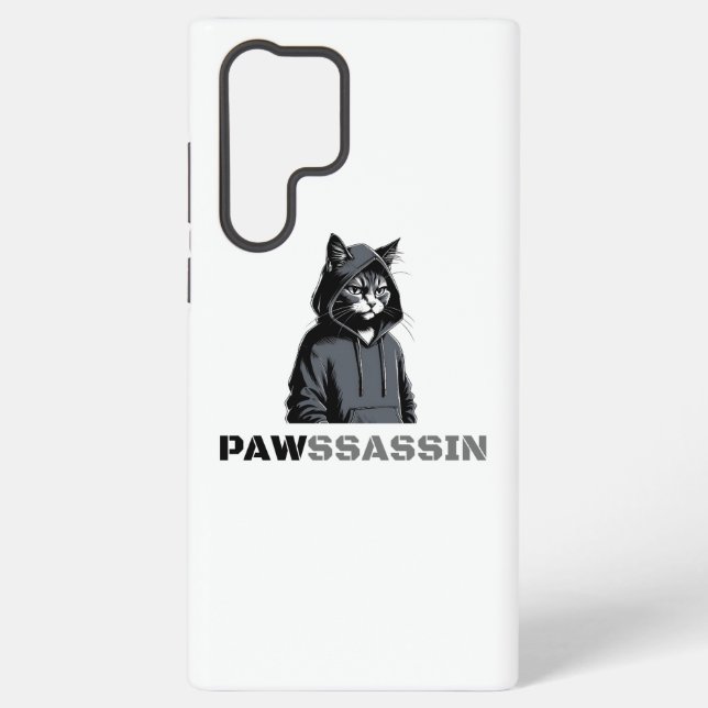 PAWSSASSIN Cat Samsung Case (Back)