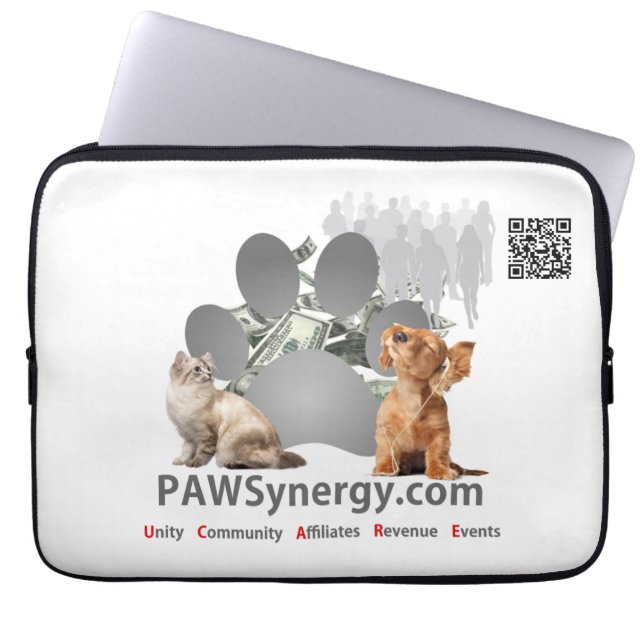 PAWSynergy - Laptop Sleeve 13" (Front)