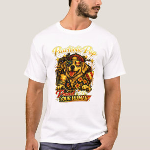 Pawtriotic Pup – Proud to Be Your Human T-Shirt