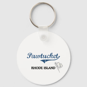 Pawtucket Rhode Island City Classic Key Ring