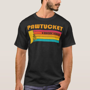 Pawtucket Rhode Island Vintage Distressed Souvenir T-Shirt