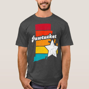 Pawtucket Rhode Island Vintage Distressed Souvenir T-Shirt