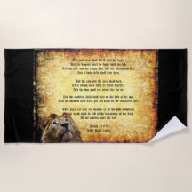 Pax Christos, Lion with Isaiah 11:6-9