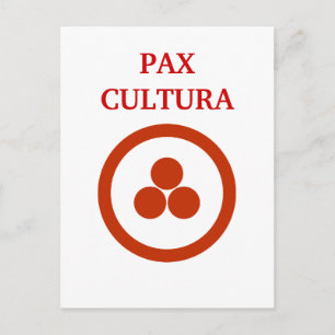 Pax Cultura Stationary Postcard