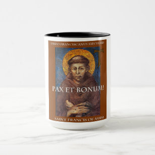 Pax Et Bonum Franciscan Coffee Mug
