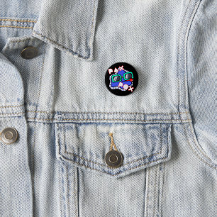 Pax Pox button in black