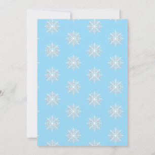 pax the snowman party invitation