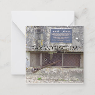 PAX VOBISCUM CARD