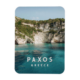 Paxos Caves, Greece island Travel Magnet