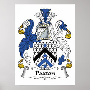 Paxton Family Crest Poster