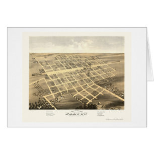 Paxton, IL Panoramic Map - 1869