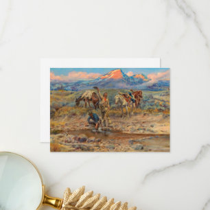 Pay Dirt, The Discovery of Last Chance Gulch Thank You Card