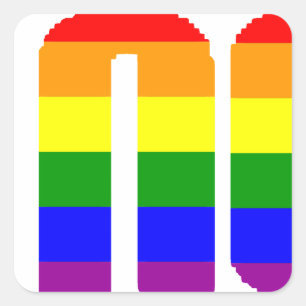 pay it no mind square sticker