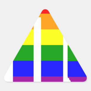 pay it no mind triangle sticker