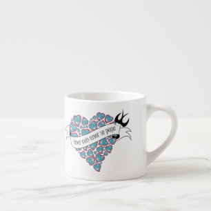 Pay love with love illustrated Portuguese proverb Espresso Cup