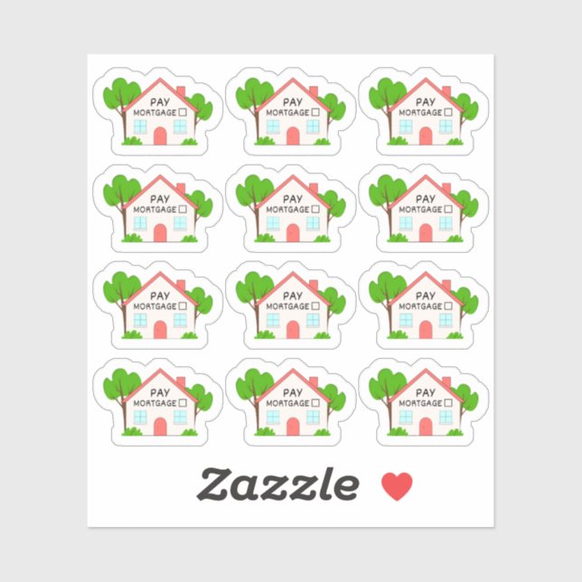 Pay Mortgage Budget Planner Tracker Calendar (Sheet)