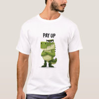 Pay Up Funny Grumpy Crocodile Character Gift
