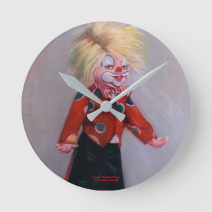 Payaso/Pallaso/Clown Round Clock