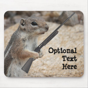 Payback Squirrel Customisable Mousepad