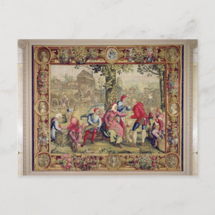 Paying the Harvesters, Gobelins Workshop Postcard