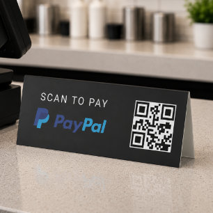PayPal QR Code Checkout Sign