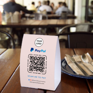 Paypal QR Code Payment   Scan to Pay Business Logo
