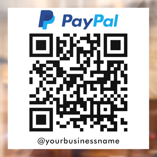 Paypal QR Code Payment Scan to Pay White (Sheet 2)