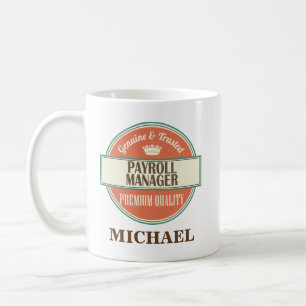 Payroll Manager Personalised Office Mug Gift