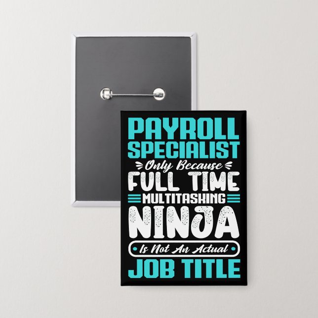 Payroll Specialist Job Title Profession Skills (Front/Back)