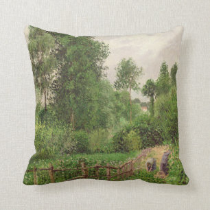 Paysage, temps gris a Eragny Cushion