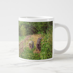 Paysage, temps gris a Eragny Large Coffee Mug