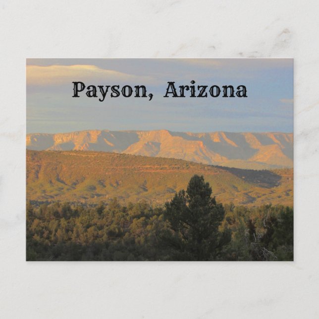 Payson Arizona Landscape Photo Northern Desert Postcard (Front)