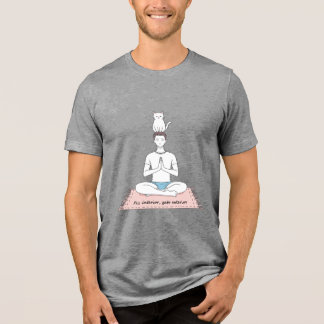 Paz Interior, Gato Exterior Tri-Blend Shirt