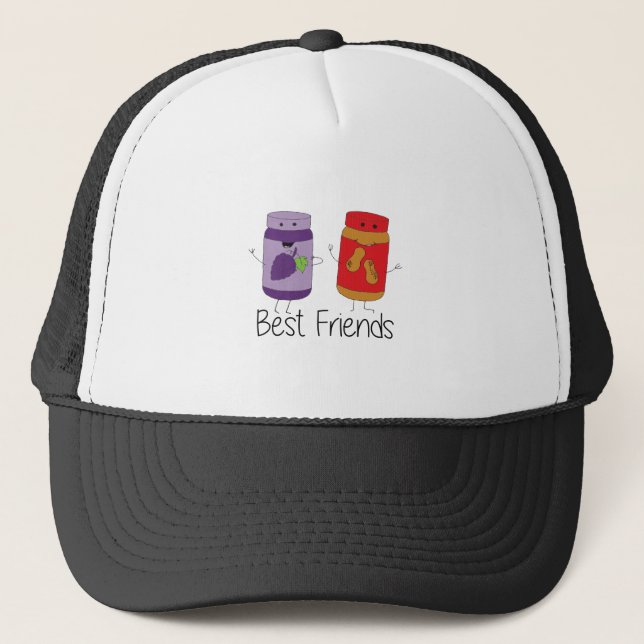 PB and J Best Friends- Colour Trucker Hat (Front)