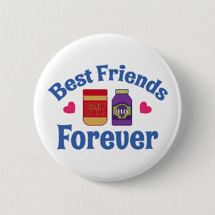 PB&J BFF 6 CM ROUND BADGE