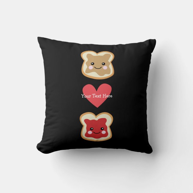 PB & J (customisable) Cushion (Front)